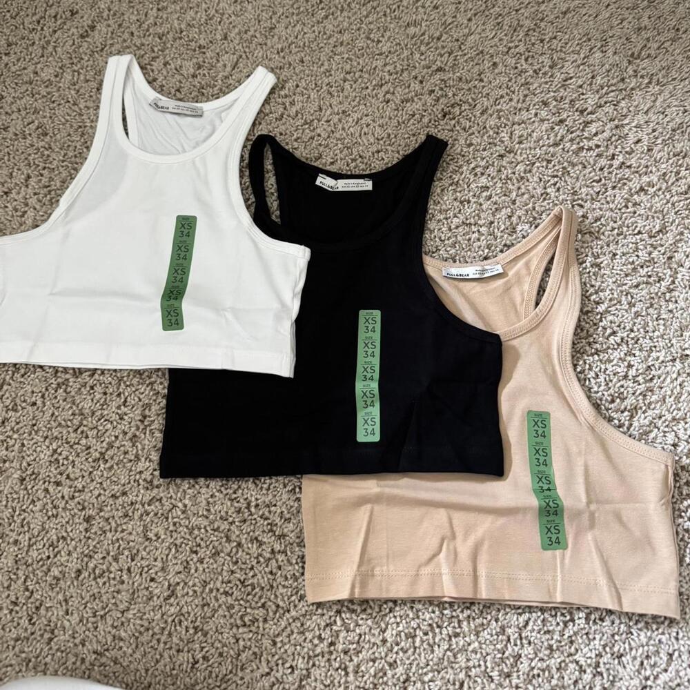 Pull&Bear Women's Multi Vests-tanks-cami